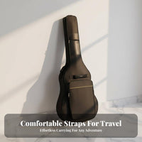 41 Inch Guitar Bag Waterproof Acoustic Guitar Case Water-Resistant Long-Lasting for Travel, Performance