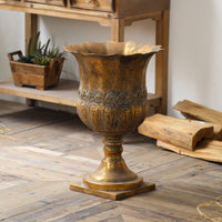 French Wabi-Sabi Style Roman Column Flower Pot