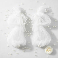 Translucent Tulle Sleeve Lightweight Mesh Arm Cuff Stretchy for Wedding