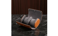 Leather Watch Travel Case Dustproof Portable Watch Holder Secure Storage Suede Interior for Display