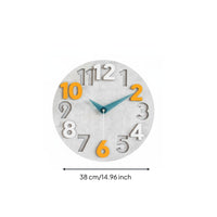 Hush Wall Timepiece Non-Ticking Home Decor Easy to Read