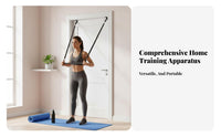 Shoulder Opener Door Anchor Resistance Band Set Easy Setup Resistance Bands Door Anchor Set Portable Doorway Pull down Exercise Equipment Non-Slip Ergonomic Handles for Women, Beginners, Apartment