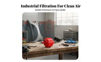 Easy to Install Paint Spray Filter Leak-Proof Spray Air Line Filter Compact Design for Painters, DIY Enthusiasts, Workshop, Garage