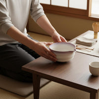 Ceramic Matcha Bowl Coarse Pottery Texture Matcha Bowl Beginner-Friendly Kitchenware for Travel