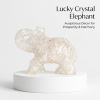 Crystal Elephant Home Decor, Gifts Women Mum Ornament, Crystal Gifts Women Mum Birthday, Elephant Fi - Image 2