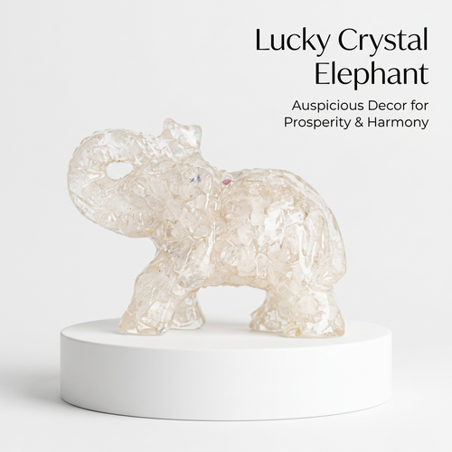 Crystal Elephant Home Decor, Gifts Women Mum Ornament, Crystal Gifts Women Mum Birthday, Elephant Fi - Image 2
