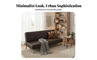 DoubleUse Fold-away Sleeper Loveseat Multi-Functional Design Sofa Bed Space-Saving transformable Seating Easy Conversion for Apartment Dwellers, Office Workers, Homeowners, Living Room, Bedroom, Small Spaces