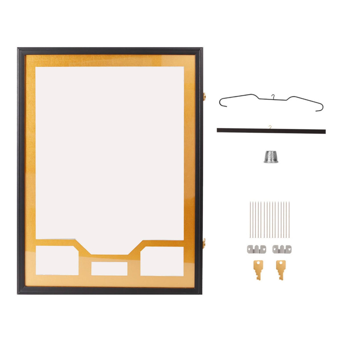 Sports Uniform Display Frame Front Opening Sports Uniform Shadow Box Large Size Home Decor for Game Room