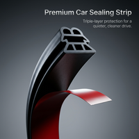 Rubber Seal Strip for Car, Car Door Seal Automotive, Heavy Duty Car Door Seal St #variant:3 Meters (+1 Adhesion Promoter)