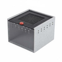 Acrylic Reptile Habitat Ventilated Design Transparent Arachnid Enclosure Secure Reptile Feeding Box for Hobbyists, Beginners, Desktop, Display