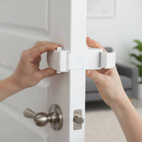 Babyproof Childproof Door Lock Easy to Install Finger Pinch Guard Non Slip Pad for Babies, Kids, Nursery, Bedroom