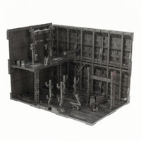Hangar Scene Board  Corner Scene Board Freestanding Miniature Display Base