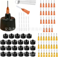 50 Pack Precision Applicator Caps for 2oz Acrylic Paint Bottles