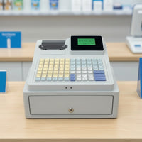 Electronic Register Commercial Register with Printer Countertop Checkout Terminal for Market Stalls