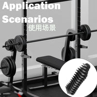 杠铃清洁刷硬毛刷除锈清洁刷子可弯曲单杠去污刷举重训练杆除污刷