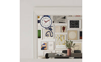 Silent Sweep Movement Corner Wall Clock Space-Saving Double Sided Corner Clock Battery Operated for Living Room, Hallway, Kitchen
