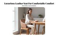 Upholstered Armchair with Wood Legs Nordic Design Dining Chair Modern Minimalist Easy Assembly for Hoteliers, Hotel, Living Room