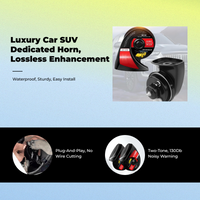 12V waterproof car horn, double-tone