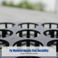 Flower Tray, Floral Sprouting Tray, PP Planting Tray, Durable Multi-Hole Nursery Tray