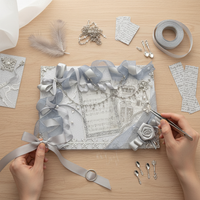 Silver Ita Bag Display Board DIY Material Kit for Anime Merch Decoration