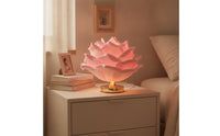Rose Table Lamp Corded Rose Lamp Sculptural Romantic for Bedroom, Reading Corner