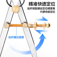 Spring Caliper for Measuring Inner Diameter and Pipe Diameter, Carbon Steel, 100mm-300mm