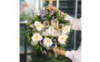 Eucalyptus Leaf Wreath True to Life Welcome Wreath Easy to Clean
