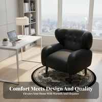 Armless Upholstered Side Chair Light Luxury design Home Seating Modern Design Ergonomic Backrest for Students, Vanity Area