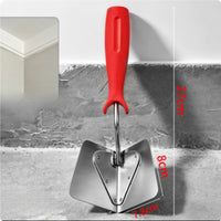 Stainless Steel Corner Finishing Tool Textured Grip Corner Trowel Long-Lasting Heavy Duty for Home Renovation