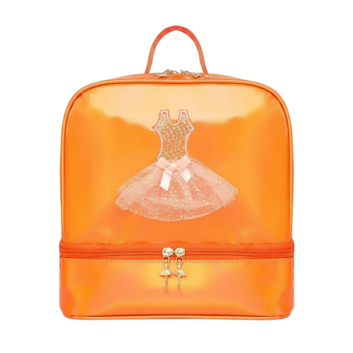 Holographic Backpack Cute Design Ballerina Dance Bag Large Capacity Girls Ballet Bag for Kids