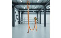 Climbing Lanyard Fall Protection Lanyard with Rope Adjuster High Strength Gear for Arborists, Tree Care