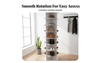Rotating Shoe Rack Multifunctional 360° Revolving Shoe Rack Space Saving 360 Degree Rotating Shelf for Women, Fashion Lovers, Closet, Hallway, Bedroom