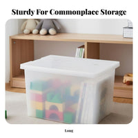 Clear Stackable Box with Lid Space-Saving Stackable Clear Box with Lid