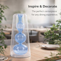 Double Layer Glass Vase: Modern Minimalist Home Decor