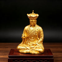 地藏王菩萨迷你佛像合金哑光工艺随身供奉禅意桌面摆件国风收藏礼