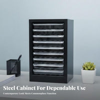 Multi-Drawer Storage Single Unit Sturdy Construction Filing Cabinet Space-Saving