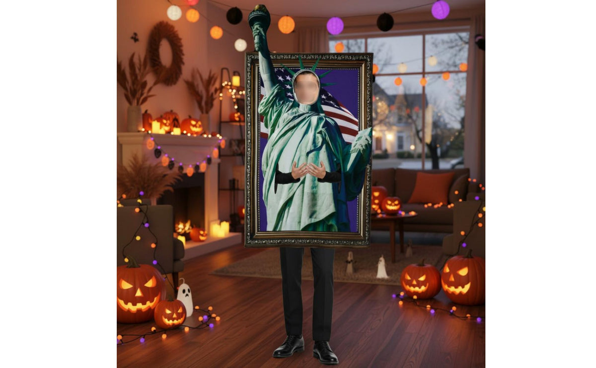 Statue of Freedom Costume Funny Statue of Freedom Outfit Comfortable Novelty Clothing for Halloween, Parties, Masquerades