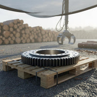Wood Grabber Rotary Base Wear Resistant Grapple Turntable Loop External Gear Turntable Bearing Precision Machined for Machinists