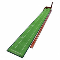 Automatic Ball Return Putting Mat Two Hole Design Golf Practice Green