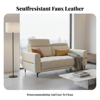 Keyboard Key Backrest Sofa scuff withstandant Padded Two-Seater Easy to Clean Living Room Furniture for Pet Owners, Homeowners, Lounge Area, Home, Bedroom