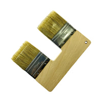50 Pieces Double-Headed Brush Versatile Pig Filament Brush Stiff for Artists