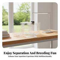 Aquatic Habitat Hatchery Box Removable Divider Aquatic Habitat Separation Box Betta Guppy Breeding Fish Habitat Multi-Functional