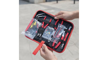 11 Pieces Metric Automotive Tool Kit with Zippered Case Tough Car Repair Tool Set with Storage Case Non-Slip Corrosion-Resistant for Mechanics