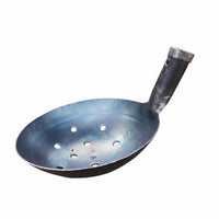 Multi-Purpose Cement Scooping Head Adjustable Angle Heavy Duty Iron Ladle Hand Forged Feed Scoop for Construction Workers, Farmers, DIY Enthusiasts, Farms, Gardening