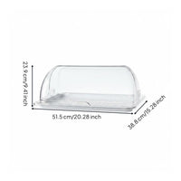 Plastic Dome Cover Tray Stable Base Serving Tray with Lid Shatter-Proof