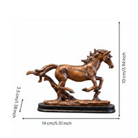 Equestrian Horse Ornament Workmanship Horse Figurine Hand-Painted Home Decor for Living Room, Entryway, Cabinet Top