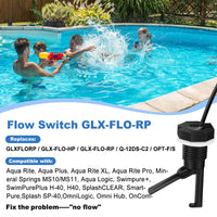 GLX-FLO-RP 流量开关 盐系统 - 泳池传感器 带15英尺电缆不锈钢