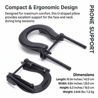 Professional Massage Face Cradle, Waterproof Face Cradle for Massage Bed, High-Resilience Face Cradle for Mobile Massage