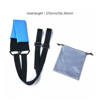 Split Training Band Strapping Ballet Flexibility Strap Padded Center Leg Stretcher Strap for Dancers, Gymnasts, Dance Studio, Home Gym