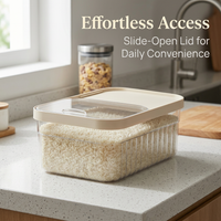 Airtight Food Storage Containers with Lids, Kitchen Storage for Flour, Sugar, Dry Food, Cereal Stora - Image 4